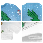 North Texas Mean Green Sweater Personalized Winter Football Snoopy Blue White Best Selling