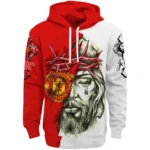 Nottingham Forest Hoodie Personalized Jesus Tear Red Best Selling
