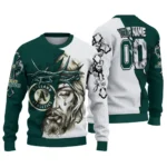 Oakland Athletics Sweater Personalized Jesus Tear Green White Best Selling