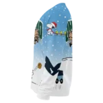 Ohio Bobcats Sweater Customized Winter Football Snoopy Blue White Best Selling