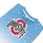 Ohio State Buckeyes Sweater Custom Winter Football Snoopy Blue White Best Selling
