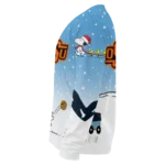 Oklahoma State Cowboys Sweater Personalized Winter Football Snoopy Blue White Best Selling