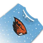 Oregon State Beavers Sweater Customized Winter Football Snoopy Blue White Best Selling