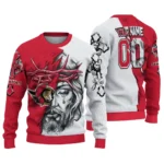 Ottawa Senators Sweater Custom Jesus Tear Red White Best Selling