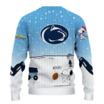 Penn State Nittany Lions Sweater Customized Winter Football Snoopy Blue White Best Selling