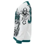 Philadelphia Eagles Sweater Custom Jesus Tear Green White Best Selling