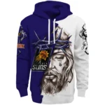 Phoenix Suns Hoodie Personalized Jesus Tear Purple Best Selling