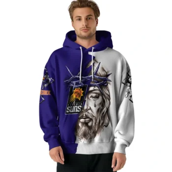 Phoenix Suns Hoodie Personalized Jesus Tear Purple Latest Model