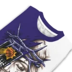 Phoenix Suns Sweater Personalized Jesus Tear Purple White Best Selling