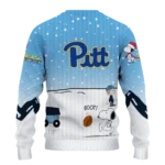 Pittsburgh Panthers Sweater Customized Winter Football Snoopy Blue White Best Selling