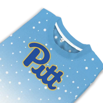 Pittsburgh Panthers Sweater Customized Winter Football Snoopy Blue White Top Rated