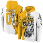 Pittsburgh Penguins Hoodie Personalized Jesus Tear Yellow Best Selling