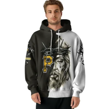 Pittsburgh Pirates Hoodie Customized Jesus Tear Black Latest Model