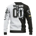 Pittsburgh Pirates Sweater Customized Jesus Tear Black White Best Selling