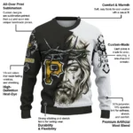 Pittsburgh Pirates Sweater Customized Jesus Tear Black White Best Selling