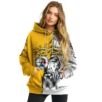 Pittsburgh Steelers Hoodie Customized Jesus Tear Gold Best Selling