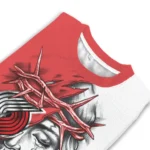 Portland Trail Blazers Sweater Personalized Jesus Tear Red White Best Selling