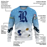 Rice Owls Sweater Personalized Winter Football Snoopy Blue White Best Selling