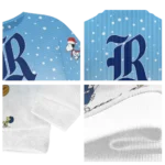 Rice Owls Sweater Personalized Winter Football Snoopy Blue White Best Selling