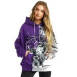 Sacramento Kings Hoodie Custom Jesus Tear Purple Best Selling