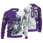 Sacramento Kings Sweater Custom Jesus Tear Purple White Best Selling