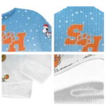 Sam Houston Bearkats Sweater Custom Winter Football Snoopy Blue White Best Selling