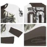 San Diego Padres Sweater Personalized Jesus Tear Brown White Best Selling