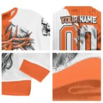 San Francisco Giants Sweater Custom Jesus Tear Orange White Best Selling