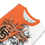 San Francisco Giants Sweater Custom Jesus Tear Orange White Best Selling