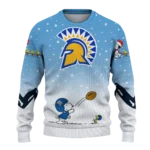 San Jose State Spartans Sweater Personalized Winter Football Snoopy Blue White Best Selling