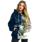 Seattle Seahawks Hoodie Custom Jesus Tear Blue Best Selling