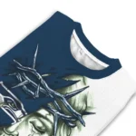 Seattle Seahawks Sweater Custom Jesus Tear Blue White Best Selling