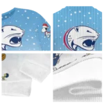 South Alabama Jaguars Sweater Customized Winter Football Snoopy Blue White Best Selling
