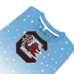 South Carolina Gamecocks Sweater Personalized Winter Football Snoopy Blue White Best Selling