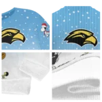 Southern Miss Golden Eagles Sweater Custom Winter Football Snoopy Blue White Best Selling