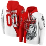 Tampa Bay Buccaneers Hoodie Customized Jesus Tear Red Best Selling