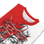 Tampa Bay Buccaneers Sweater Customized Jesus Tear Red White Best Selling