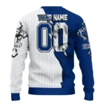 Tampa Bay Lightning Sweater Custom Jesus Tear Blue White Best Selling