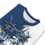 Tampa Bay Rays Sweater Custom Jesus Tear Navy White Best Selling