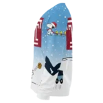 Temple Owls Sweater Custom Winter Football Snoopy Blue White Best Selling