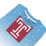 Temple Owls Sweater Custom Winter Football Snoopy Blue White Best Selling