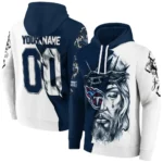 Tennessee Titans Hoodie Personalized Jesus Tear Navy Best Selling