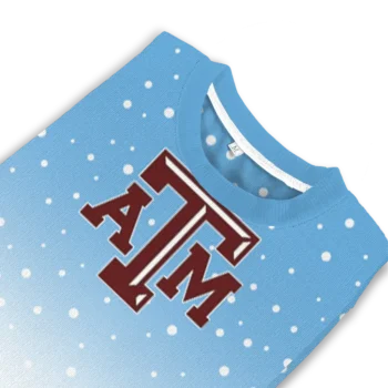 Texas Am Aggies Sweater Personalized Winter Football Snoopy Blue White Top Rated