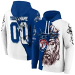 Texas Rangers Hoodie Customized Jesus Tear Blue Best Selling