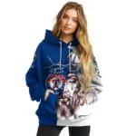 Texas Rangers Hoodie Customized Jesus Tear Blue Best Selling