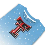 Texas Tech Red Raiders Sweater Customized Winter Football Snoopy Blue White Best Selling