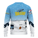 Toledo Rockets Sweater Personalized Winter Football Snoopy Blue White Best Selling
