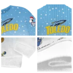 Toledo Rockets Sweater Personalized Winter Football Snoopy Blue White Best Selling