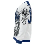 Toronto Maple Leafs Sweater Customized Jesus Tear Blue White Best Selling