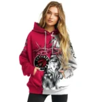Toronto Raptors Hoodie Customized Jesus Tear Red Best Selling